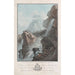 Reproduction of the painting Vue de la chute du torrent de Gelten - Charles-Melchior Descourtis