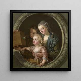 Charles Amde Philippe Van Loo - The Camera Obscura.webp