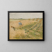 I mietitori - Charles Angrand — quadro incorniciato alla parete