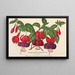 Fuchsia variétés horticoles - Charles Antoine Lemaire — gerahmtes Bild an der Wand