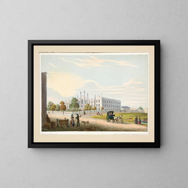 Institution für Blinde - Charles Autenrieth — gerahmtes Bild an der Wand