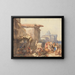 Eine Marktszene in Venedig - Charles Bentley — gerahmtes Bild an der Wand