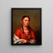 Hayne Hudjihini Eagle of Delight Oto - Charles Bird King — gerahmtes Bild an der Wand