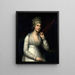 Mme Joshua Johnson - Charles Bird King — gerahmtes Bild an der Wand
