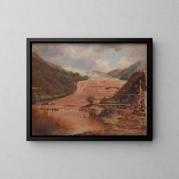 Terrassen Rosen - Charles Blomfield — gerahmtes Bild an der Wand