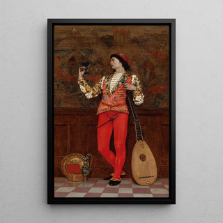 Charles Caryl Coleman - Interior with Lute Player.webp