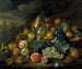 Nature morte di pere, pesche e uva - Charles Collins — vista dell’opera
