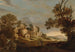 Landschaft mit der Reise nach Emmaus - Charles Cornelisz de Hooch — Ansicht des Kunstwerks