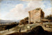 Landschaft mit einer römischen Ruine - Charles Cornelisz de Hooch — Ansicht des Kunstwerks