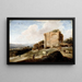 Landschaft mit einer römischen Ruine - Charles Cornelisz de Hooch — gerahmtes Bild an der Wand