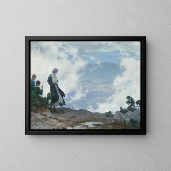 Dopo la tempesta - Charles Courtney Curran — quadro incorniciato alla parete
