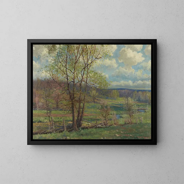 Printemps en Nouvelle-Angleterre - Charles Curtis Allen — quadro incorniciato alla parete