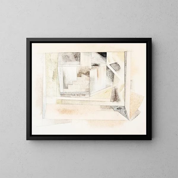 Escalier des Bermudes - Charles Demuth — gerahmtes Bild an der Wand