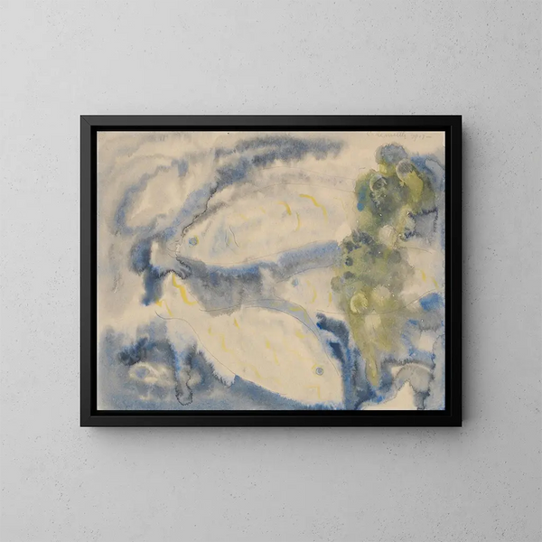 Serie von Fischen Nr. 1 - Charles Demuth — gerahmtes Bild an der Wand