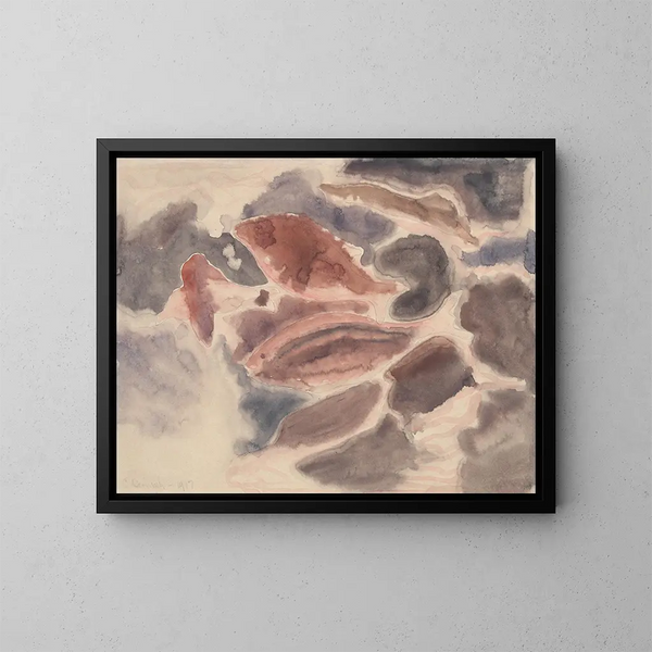 Serie von Fischen Nr. 2 - Charles Demuth — gerahmtes Bild an der Wand