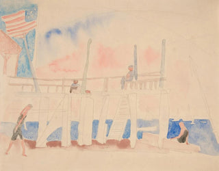 Charles Demuth - Pier With Four Figures.webp