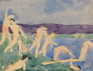 Charles Demuth - Twelve Nude Boys at the Beach.webp
