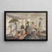Passengers on the Steamship on the Nile - Charles Dyce — framed artwork on a wall