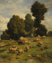 Schafe auf der Weide - Charles Émile Jacque — Ansicht des Kunstwerks