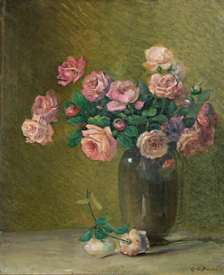 Charles Ethan Porter - Pink Roses On A Table.webp