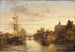 Partie à Amsterdam - Charles Euphrasie Kuwasseg — artwork view