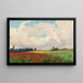 Ein Feld Mohnblumen in Frankreich - Charles Francis Browne — gerahmtes Bild an der Wand