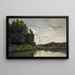 Ufer der Oise bei Auvers - Charles François Daubigny — gerahmtes Bild an der Wand
