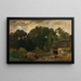 The Cooper - Charles François Daubigny — framed artwork on a wall