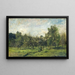Obstgarten - Charles François Daubigny — gerahmtes Bild an der Wand