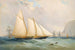 La goélette du Royal Yacht Squadron Viking au large des Needles - Charles Gregory — Ansicht des Kunstwerks