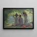 Badegäste - Charles Hermans — gerahmtes Bild an der Wand