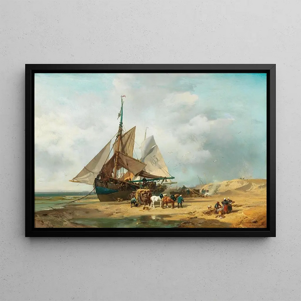 Charles Hoguet - Entladung der Segelschiffe.webp