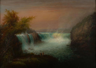Charles Hubbard - View of Goat Island and Niagara Falls.webp
