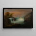 Ansicht von Goat Island und den Niagarafällen - Charles Hubbard — gerahmtes Bild an der Wand