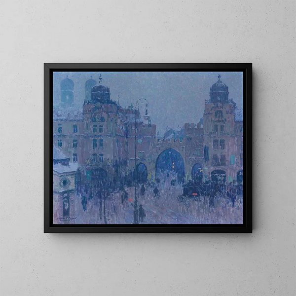am Karlstor, München - Charles Johann Palmi — gerahmtes Bild an der Wand