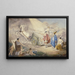 Allegorie auf die Konföderation des Rheins oder besser auf das Lager von Boulogne und die geplante Invasion in England - Charles Johannot — gerahmtes Bild an der Wand