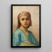Reproduktion des Gemäldes Portrait einer orientalischen Frau - Charles Landelle
