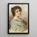 Reproduktion des Gemäldes Portrait einer jungen Frau - Charles Landelle