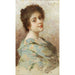 Reproduktion des Gemäldes Portrait einer jungen Frau - Charles Landelle
