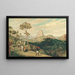 Vue de Sugarloaf Mountain depuis la route de Silvestre - Charles Landseer — framed artwork on a wall