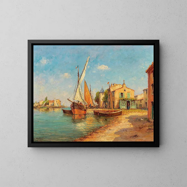 Tang de Berre - Charles Malfroy — quadro incorniciato alla parete