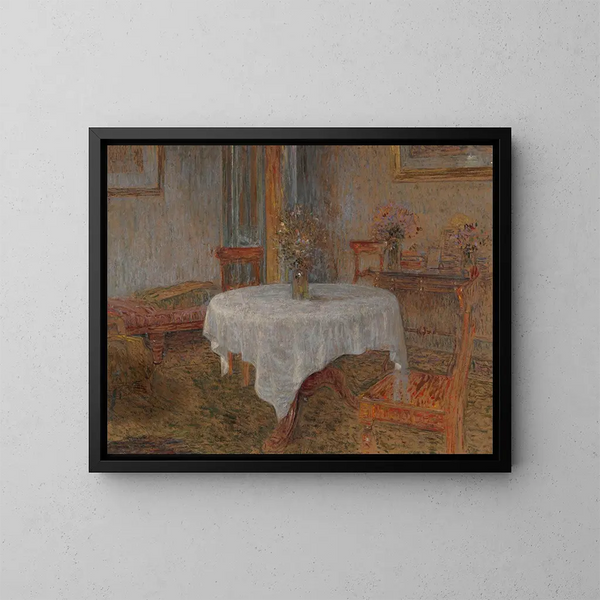 Innenraum - Charles Mertens — gerahmtes Bild an der Wand