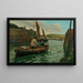 I pescatori della Senna - Charles Napier Hemy — quadro incorniciato alla parete