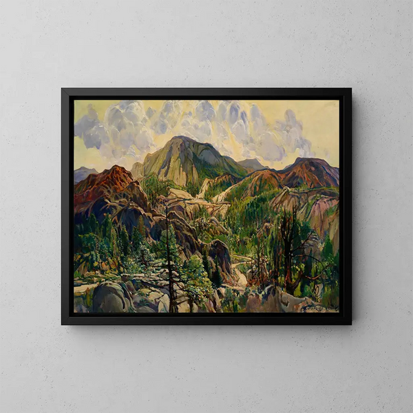 Route dans les Cuyamacas - Charles Reiffel — quadro incorniciato alla parete