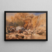 on the Bracklinn River in Scotland - Charles Richardson — framed artwork on a wall