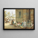 Scène di mercato al Cairo - Charles Robertson — quadro incorniciato alla parete