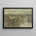 the Roman general Drusus and the Germanic diviner - Charles Rochussen — framed artwork on a wall