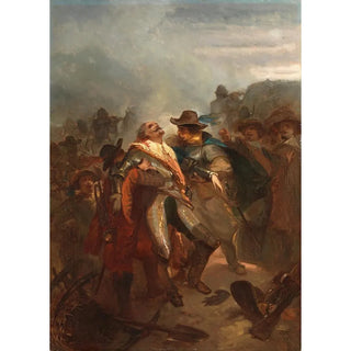 Charles Rochussen - Ernst Casimir dies near Roermond Anno 1632.webp