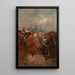 Frédéric-Henri enters Maastricht 1632 - Charles Rochussen — framed artwork on a wall