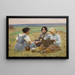 Pause déjeuner dans les champs - Charles Sprague Pearce — gerahmtes Bild an der Wand